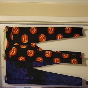 NWT: Juniors 2 Pairs NOBO Halloween Leggings